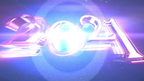 new year 2021 opening animation