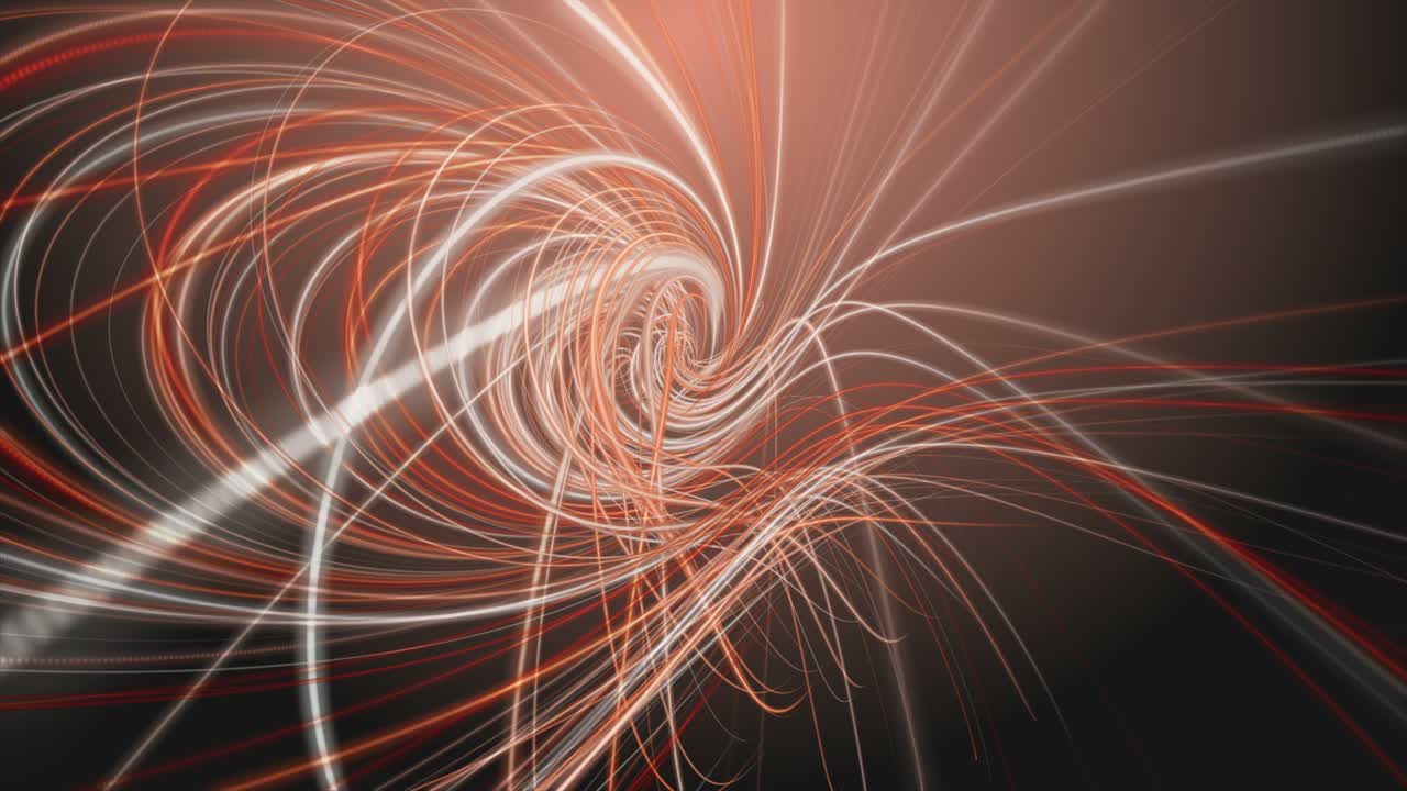 animación fantástica con objeto de onda de rayas en cámara lenta, 4096x2304 bucle 4k