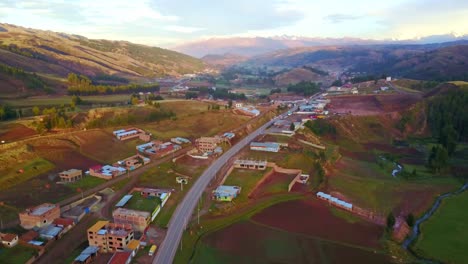 Poroy-Town-with-Main-Road-Leading-to-Machu-Picchu-in-Peru