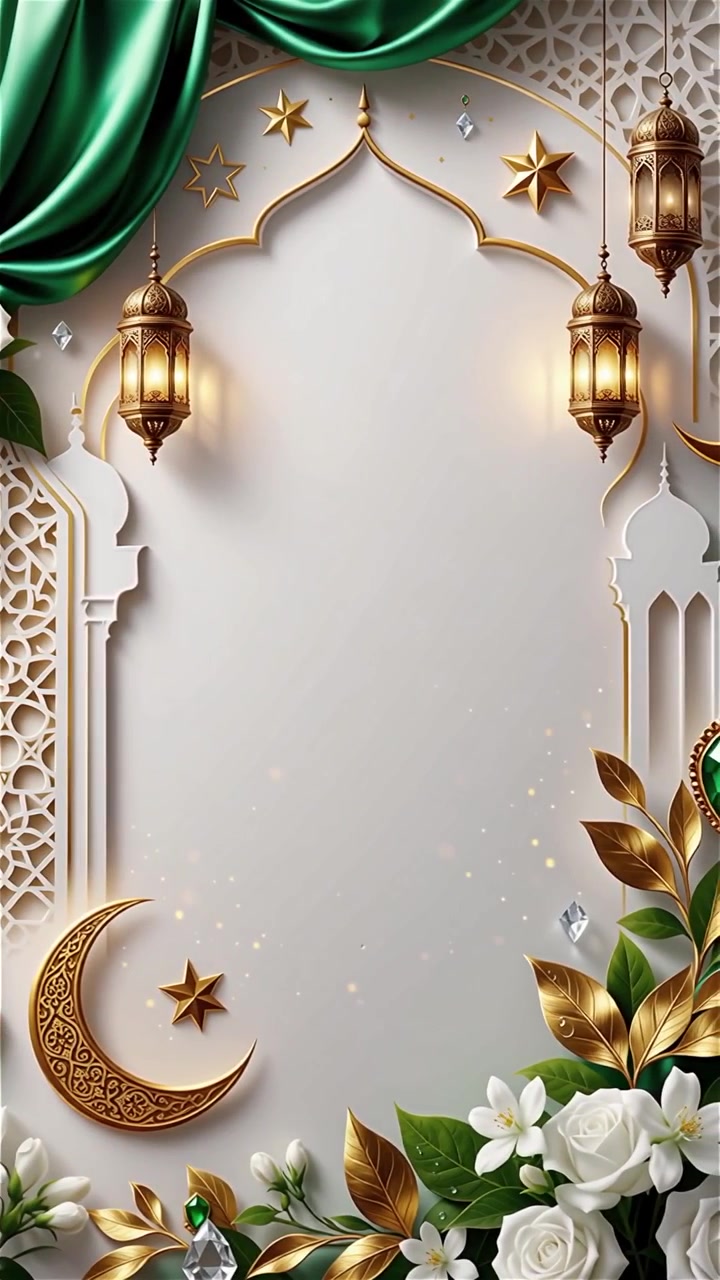 Compleanno del Profeta Maometto Mawlid al-Nabi Sfondo Islamico