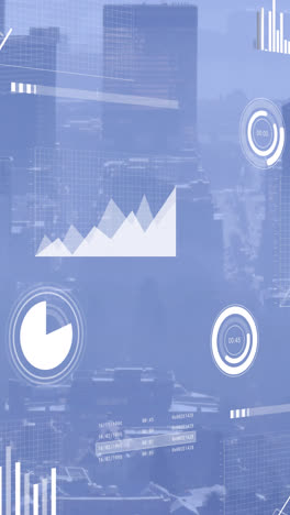 Animación-Del-Procesamiento-De-Datos-Sobre-El-Paisaje-Urbano