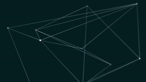 digital generated video of geometric line