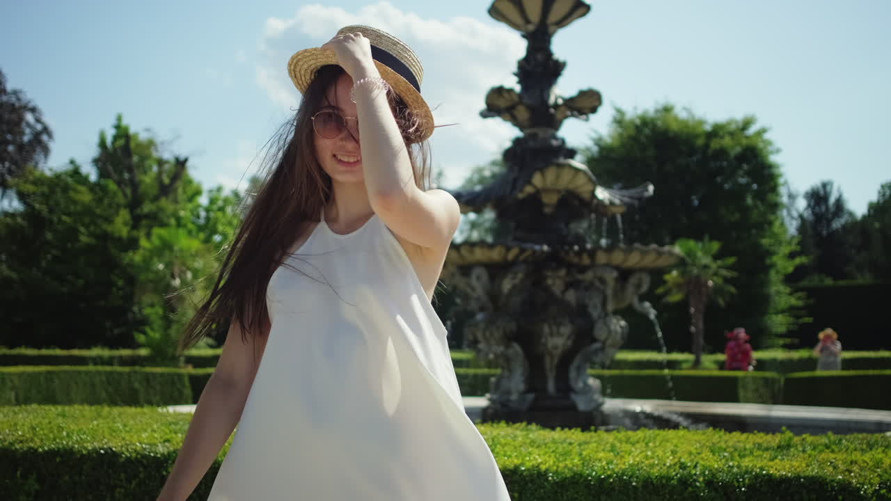 공원에 있는 여자