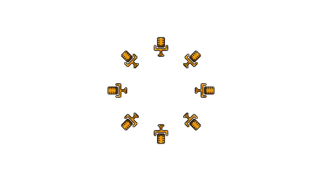 Pixel Art Condenser mic Spinning Circle Animated Overlay Transparent 30fps (8)