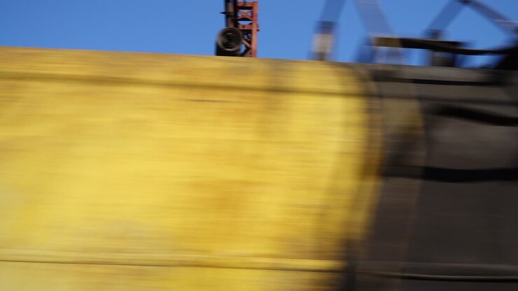 Cisterne ferroviarie. Riprese in movimento