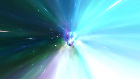 travel through scifi wormhole tunnel at warp speed in galactic space - 4k seamless loop motion background animation