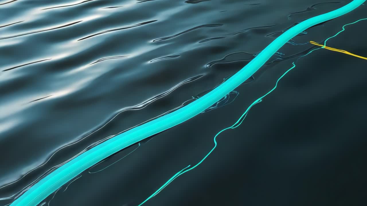 추상적인 물 흐름