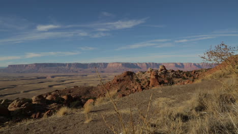 Vista-Panorámica-Del-Valle-De-Roca-Roja-En-Arizona