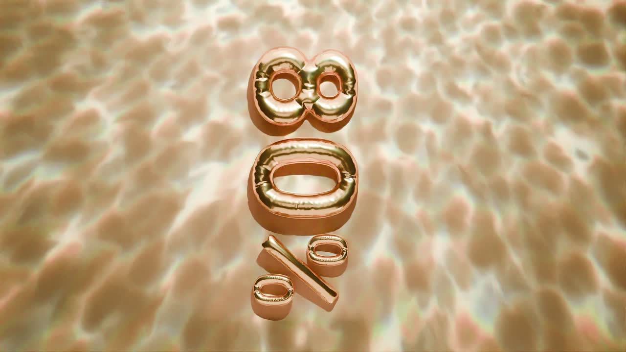 물 위에 떠다니는 황금색 80%의 물결은 노란색 바탕에 수직으로 나타납니다.