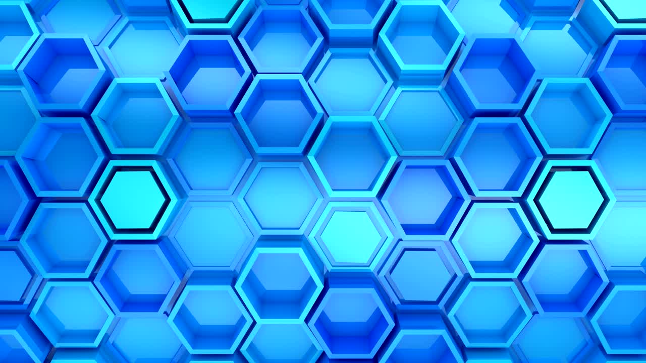 el fondo de los hexágonos