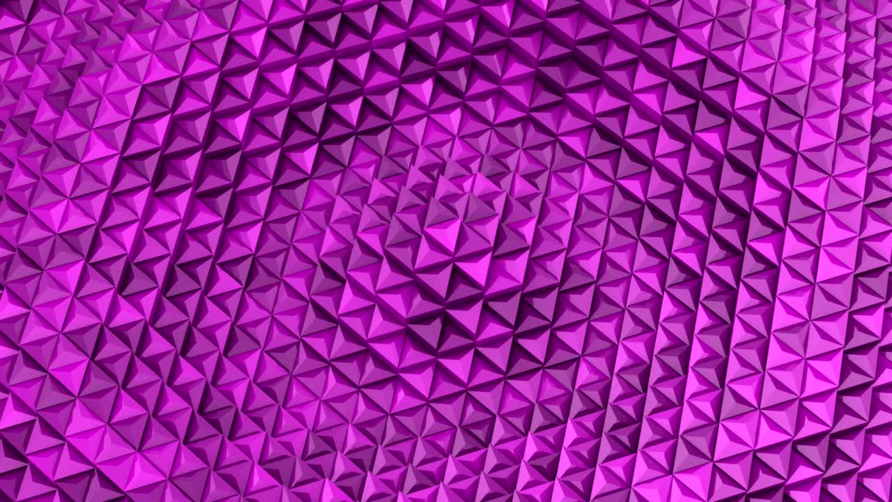 los triángulos formaron una onda