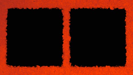 patrón de ruido textura de marco de superposición de bucle. animación