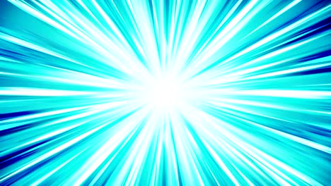 starburst rays in space. cartoon beam loop animation. future technology concept background. explosion star with lines.