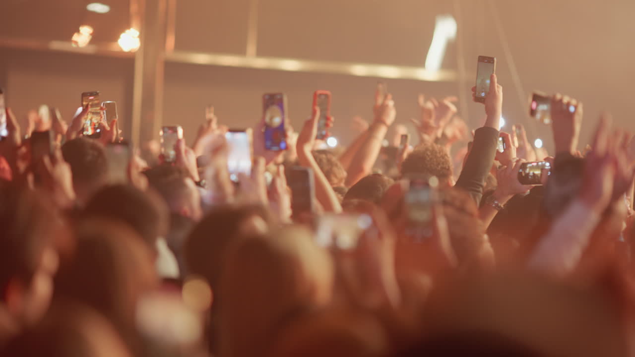 Concert Crowd with Phones