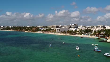 Aereal-shot-of-a-beautiful-beach