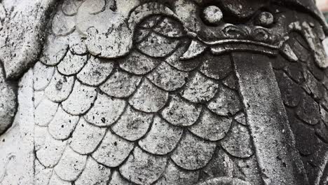 detailed view of ornate stone statue