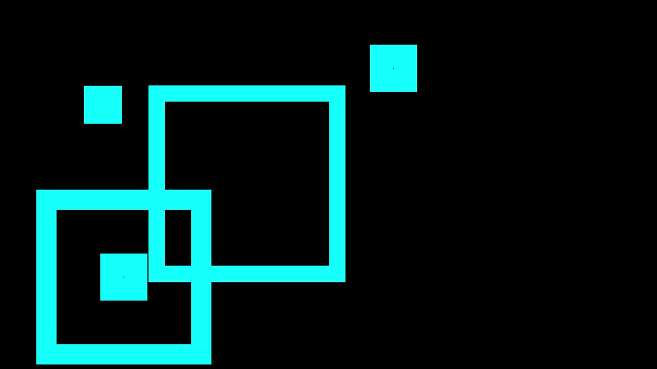 Shape animation square motion graphics