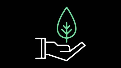 guardar nuestra animación de icono de línea de entorno con alfa