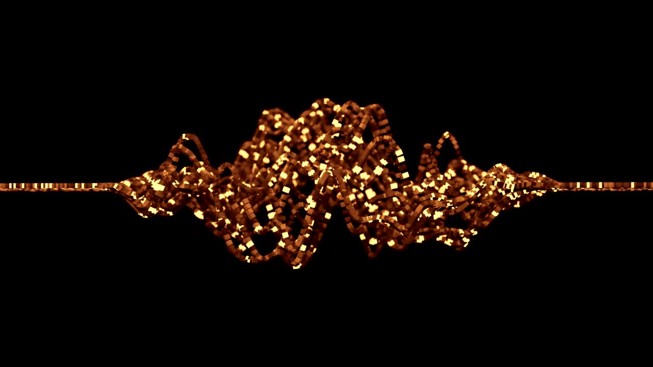 4K Abstract Blockchain Concept.