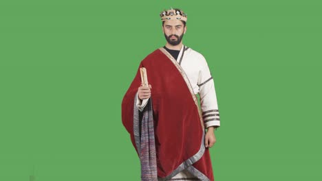 Ancient-Roman-King.Historical-period-video.-Green-Screen-Video.