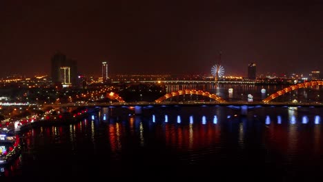 dragon bridge flying aside in 4k
