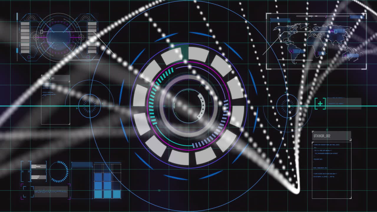 dna 가닥 스핀링을 통해 디지털 데이터 처리의 애니메이션