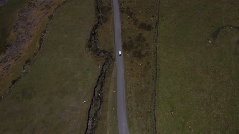 experience the thrill of an aerial 4k drone chase as we track a car through the rustic paramo roads of cotopaxi national park in ecuador