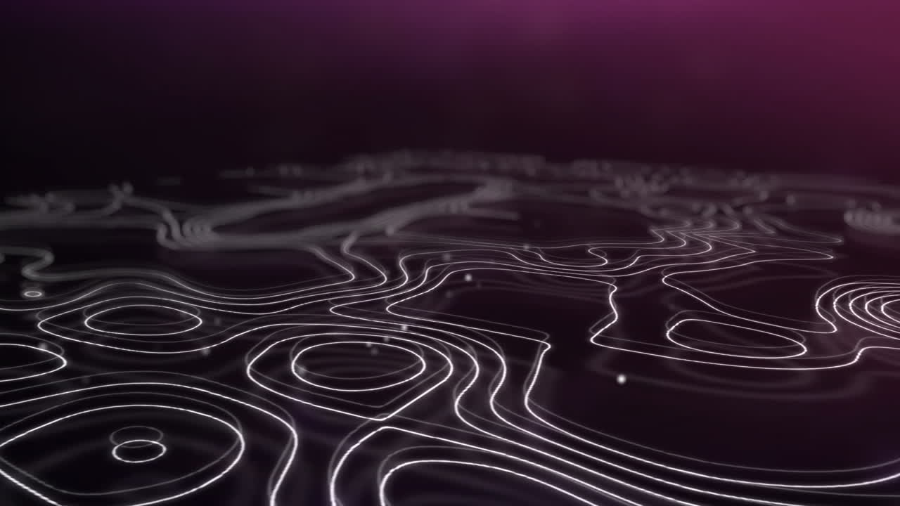 animación de líneas blancas sobre fondo negro