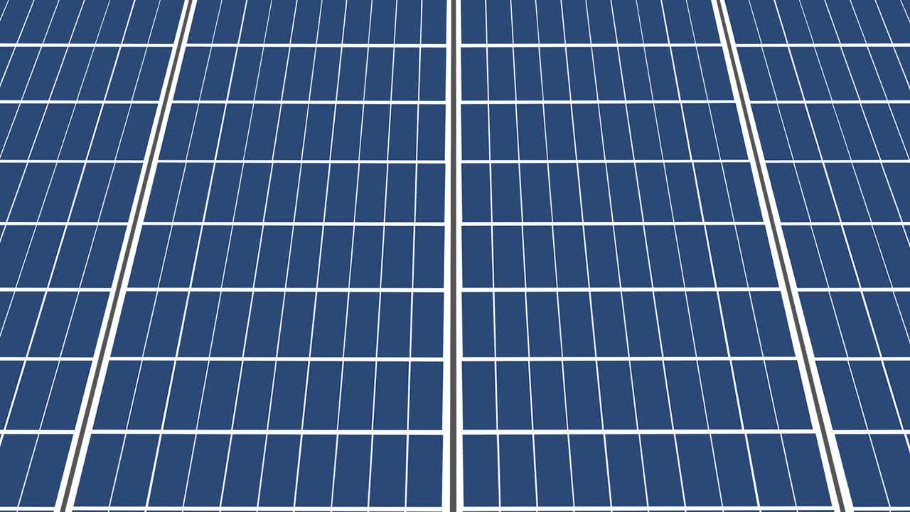 matriz de paneles solares