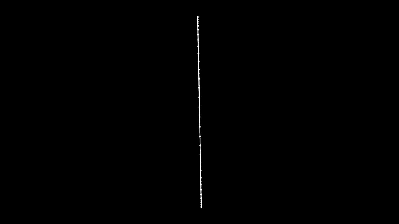 검은 바탕에 회전하는 추상적인  라 후프