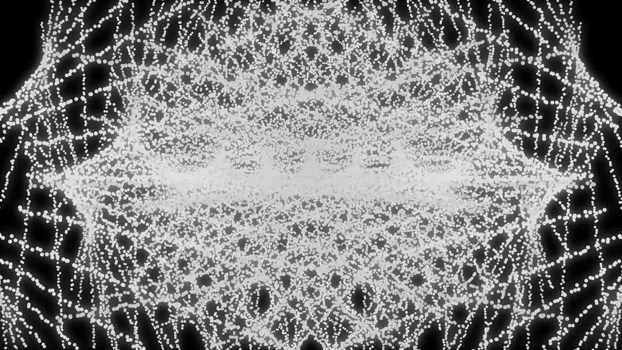 patrón de forma de punto de color blanco animación gráficos de movimiento