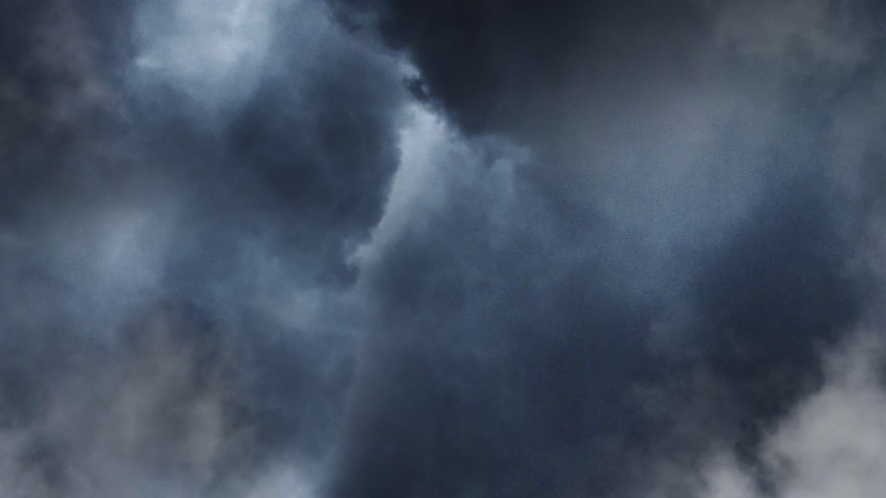 a thunderstorm with a flash that resided in the dark clouds