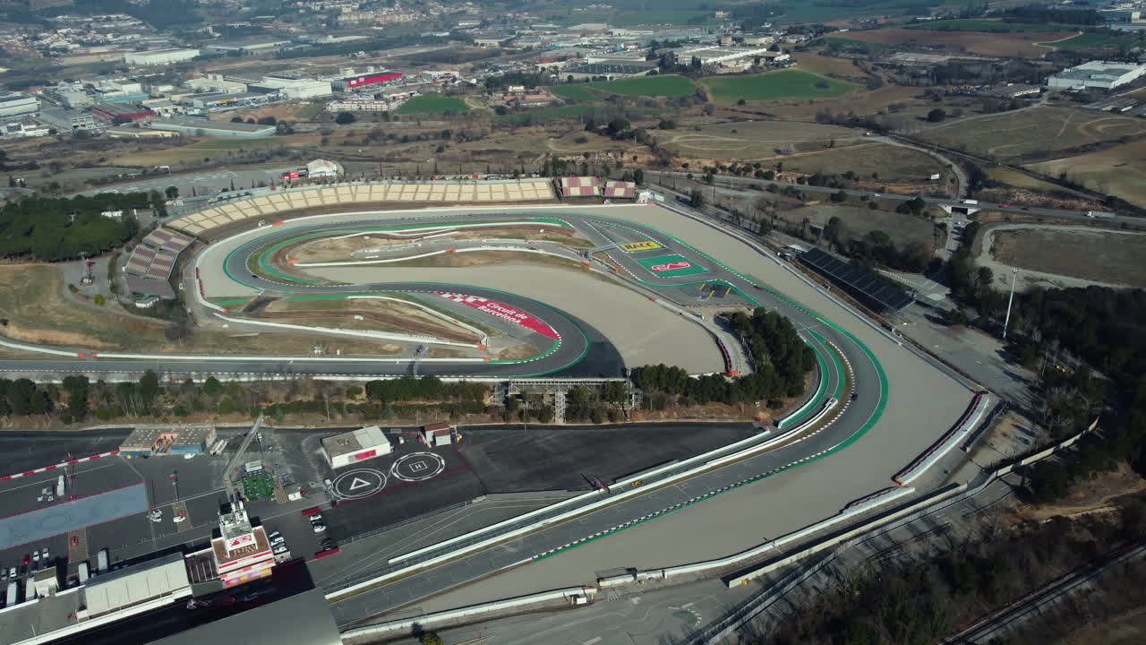 Aerial View of Catalunya Circuit