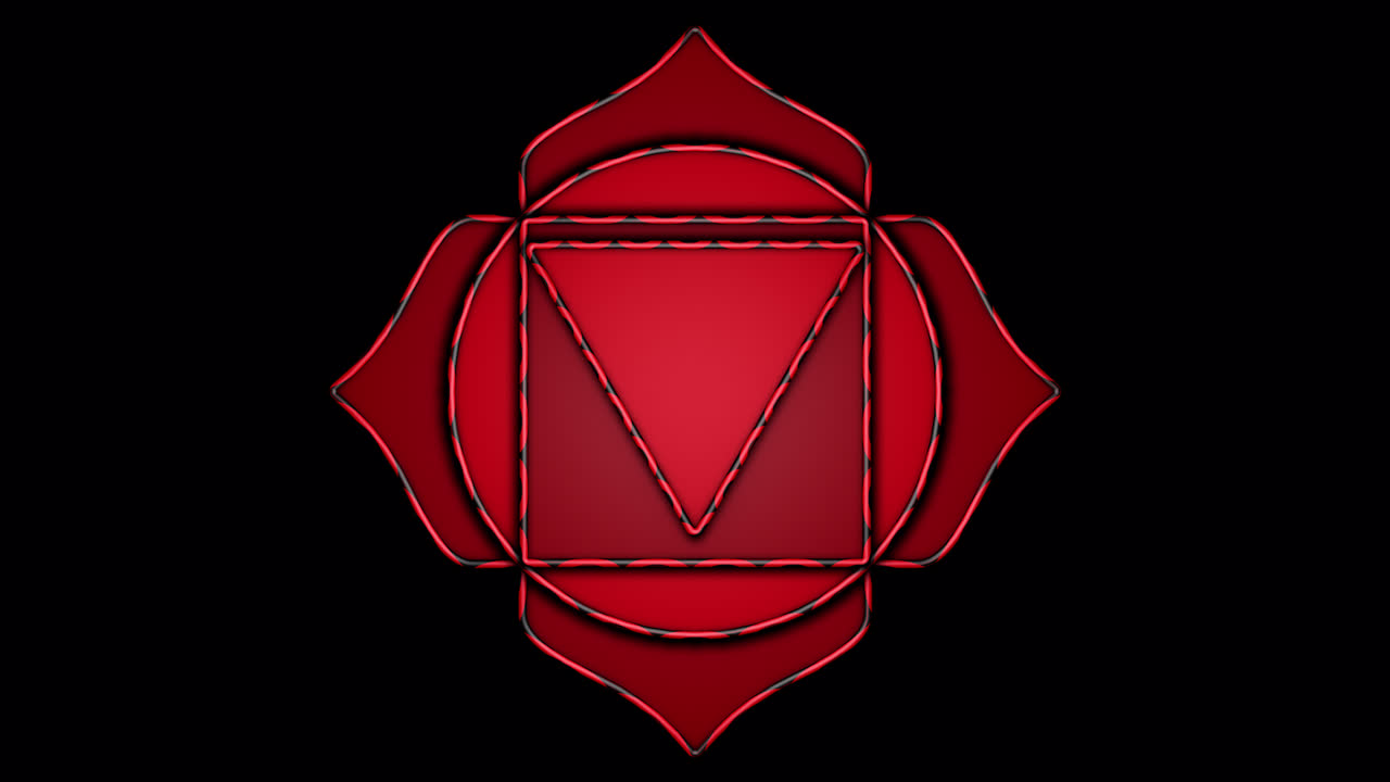 Stunning high-quality animated Root Chakra with alpha channel. Perfect ...