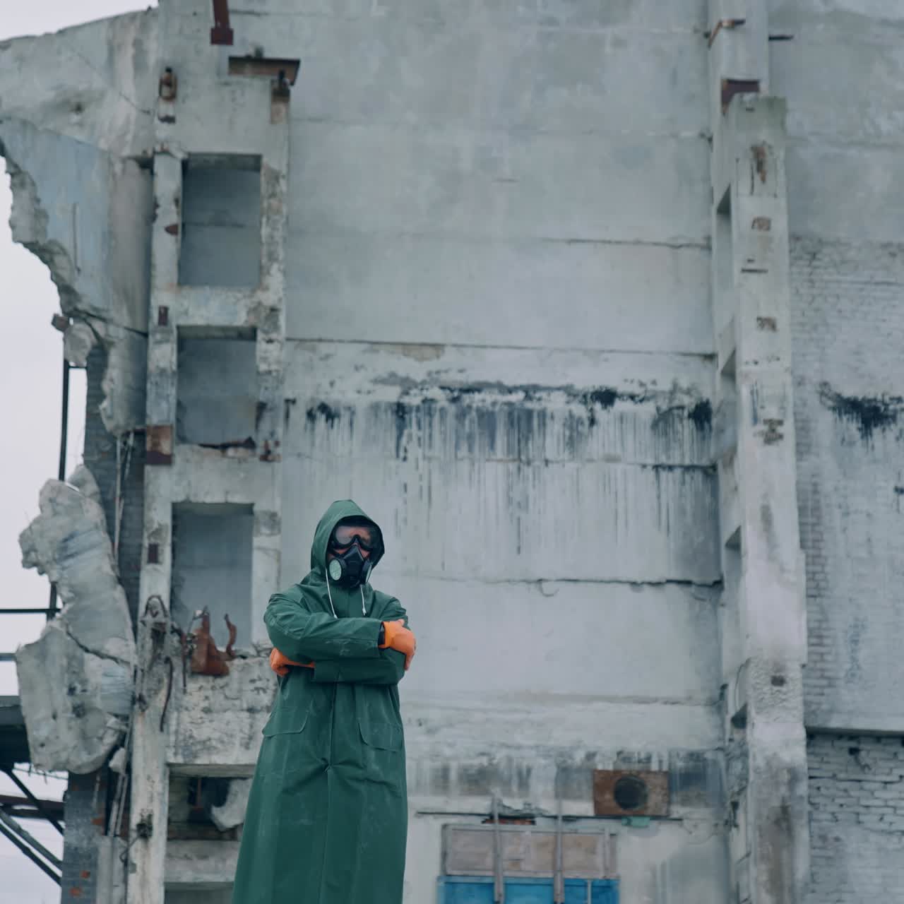 Hazmat Suit in Ruins