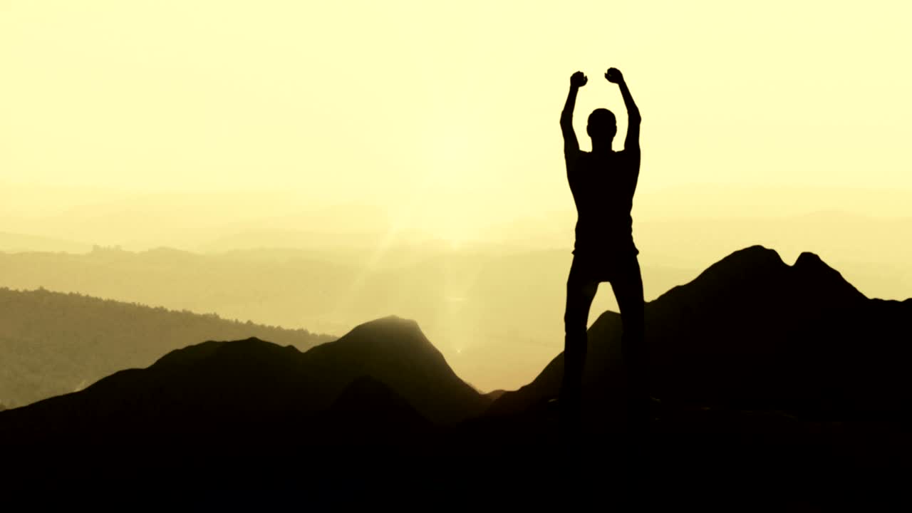 alcanzar la cumbre y hacer el grado