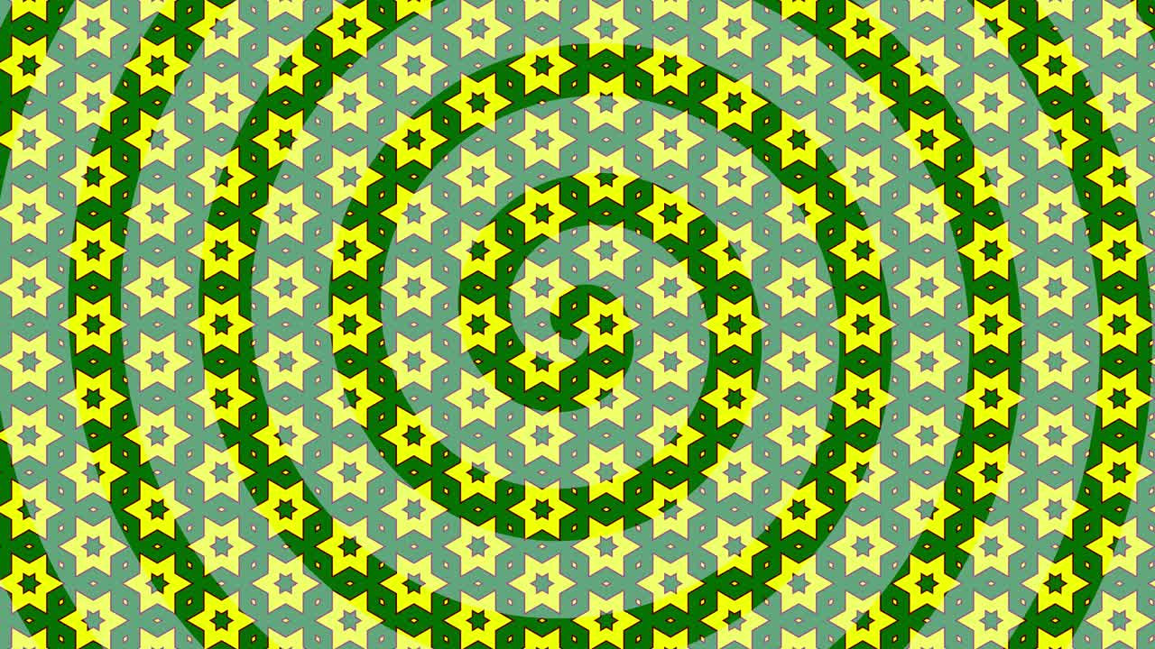 4K video model stroboscopic and hypnotic effect, in 16: 9 video format.