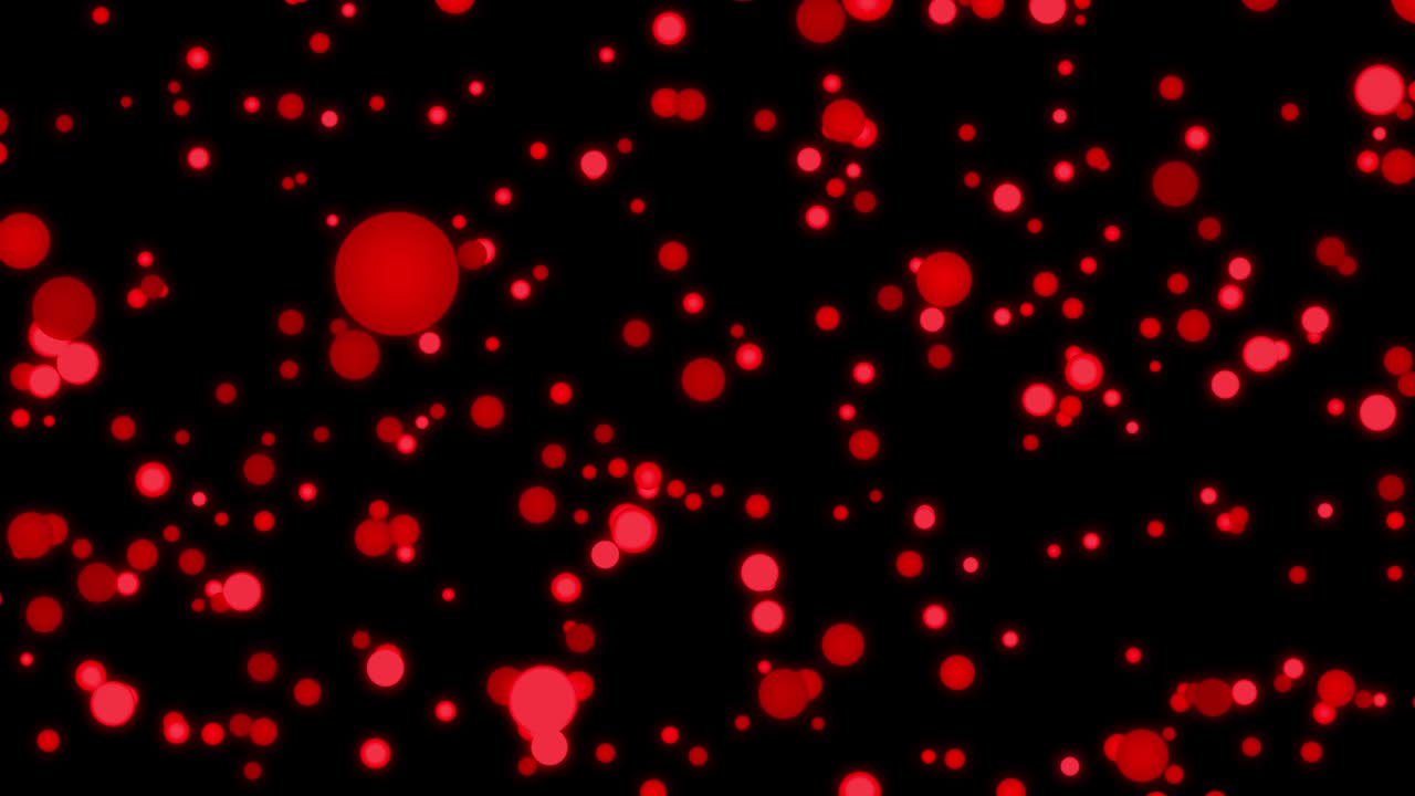 중간 크기의 점 공이 움직이는 애니메이션 모션 그래픽