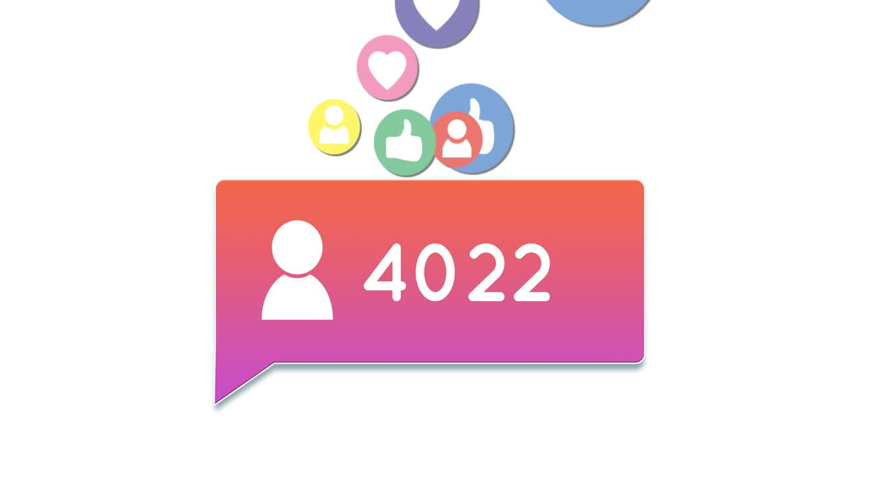 Social media icons 4k