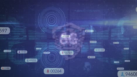 animación de iconos de redes sociales en banners a través del escaneo de alcance