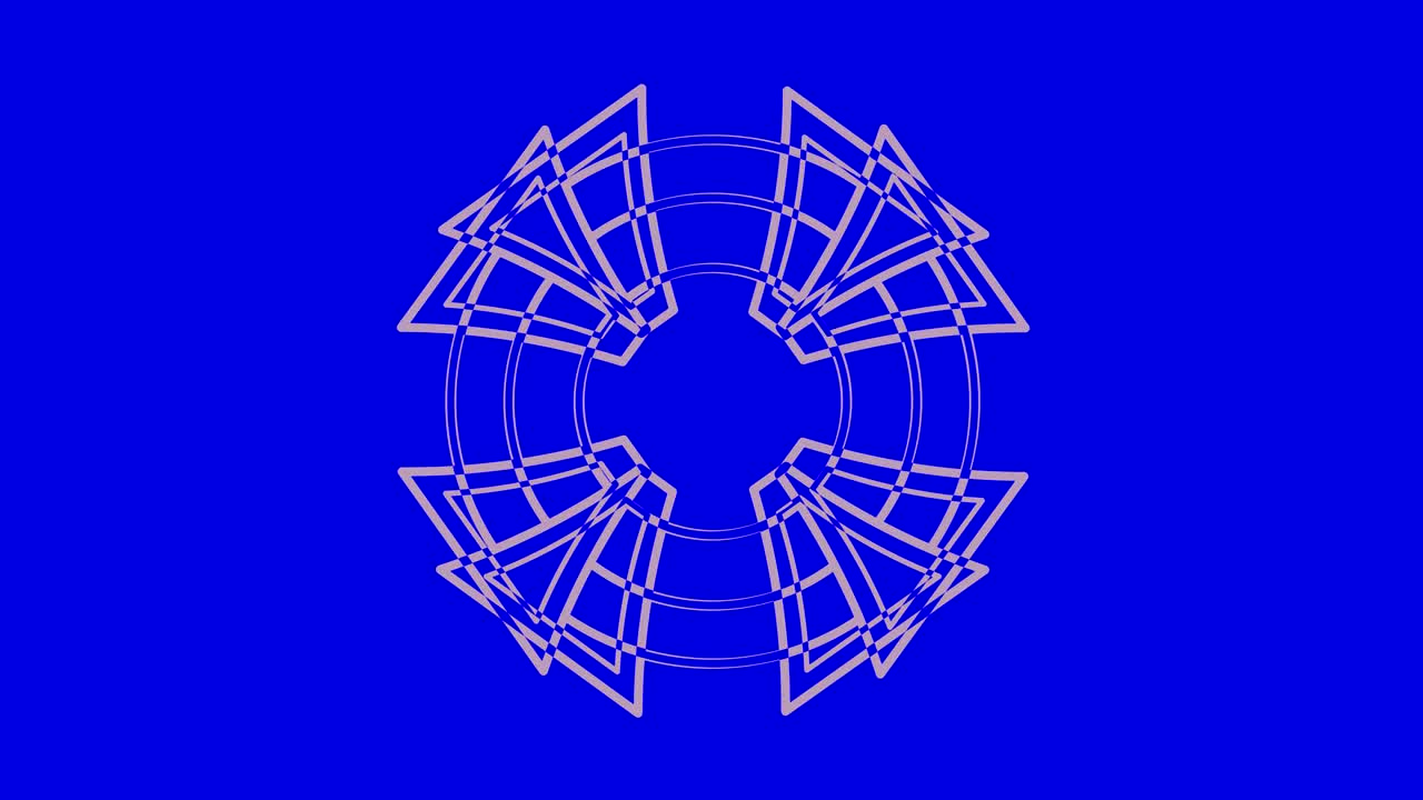 4k ストロボスコーピック・ヒプノティック・エフェクト 16:9 ビデオフォーマット