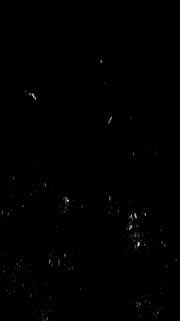 Falling White Particles Overlay Effect on Black Background