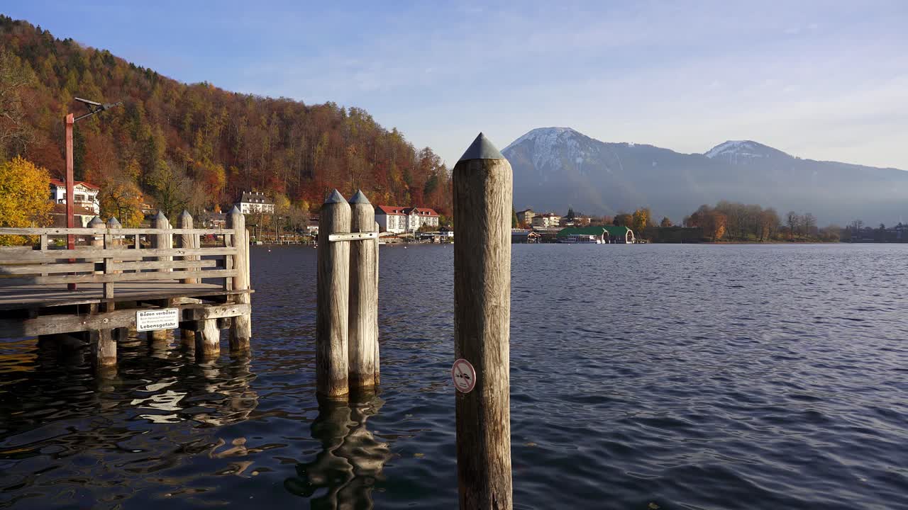 Molo e ormeggio per barche a Tegernsee