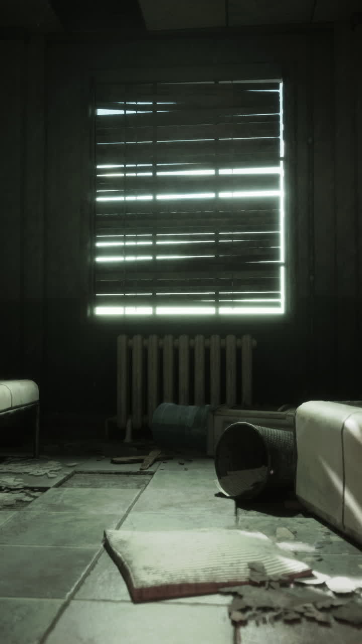 interior del hospital en pripyat ciudad abandonada en chernobyl