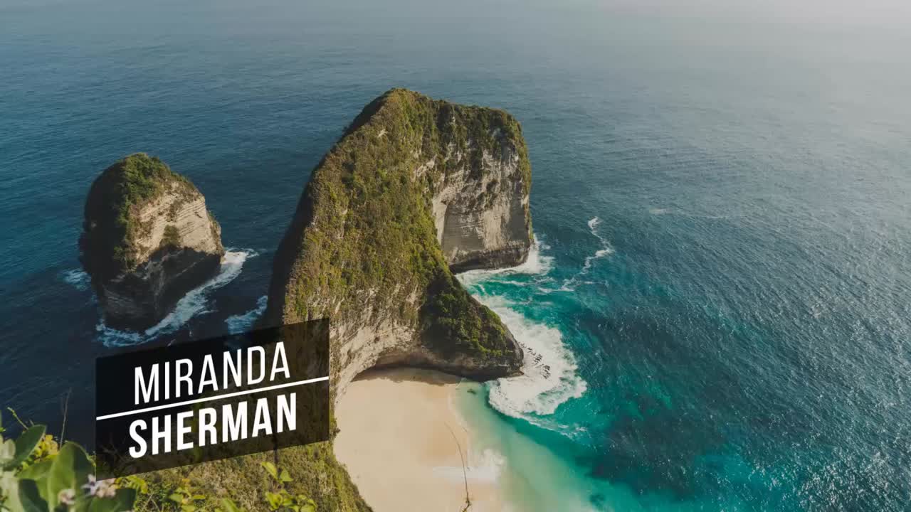 Beautiful Island Beach View