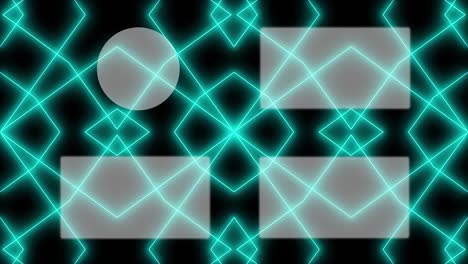 geometric pattern black background end card motion graphics