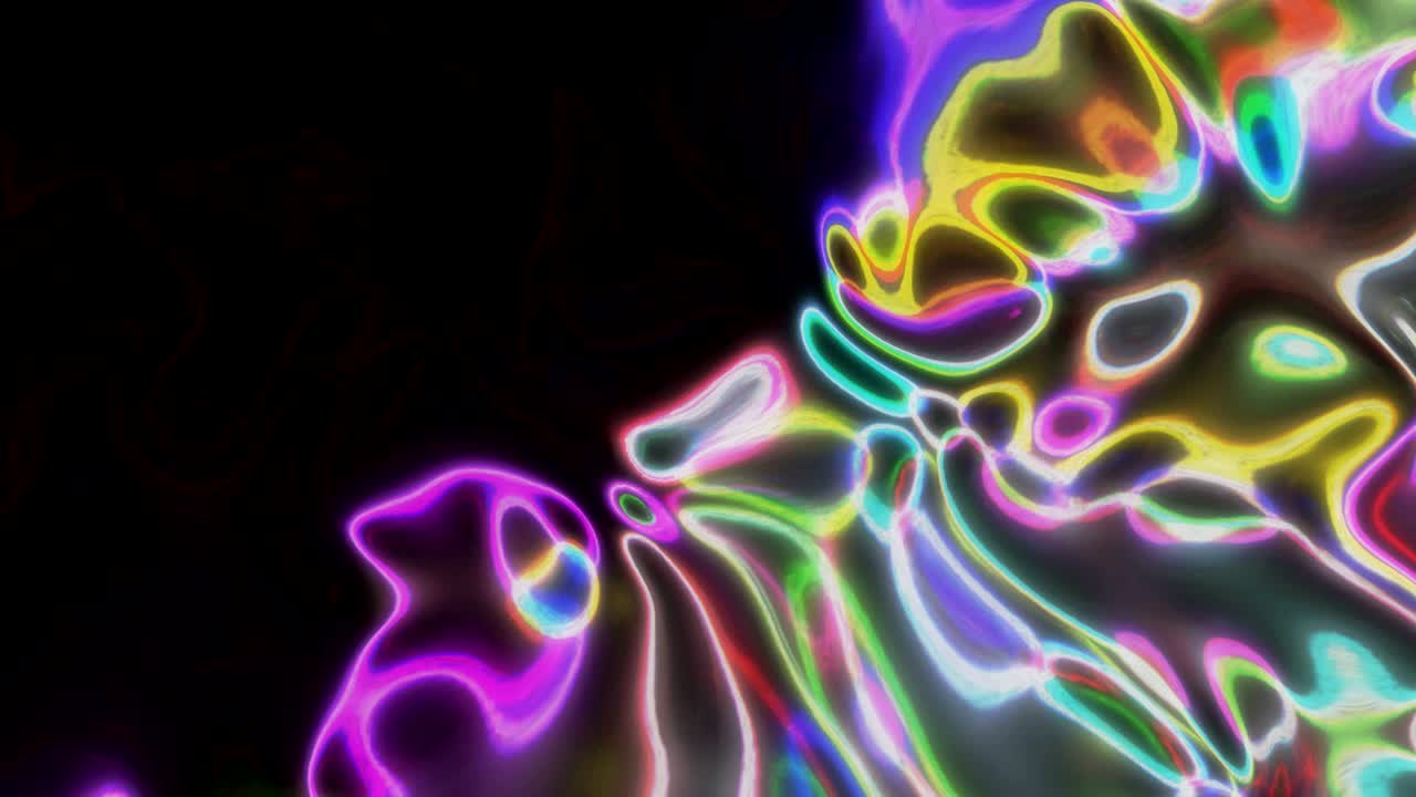 Motion abstract, colorful and smooth infinity or seamless loop.