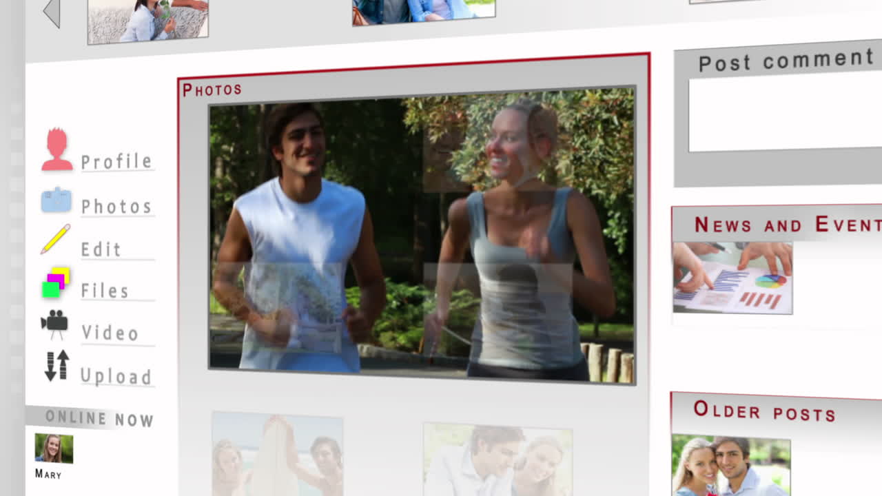 red social de una pareja