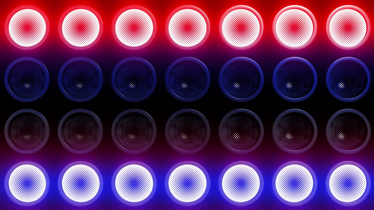 Abstract Speaker Pattern with Colorful Lights