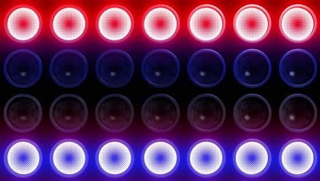 abstract speaker pattern with colorful lights